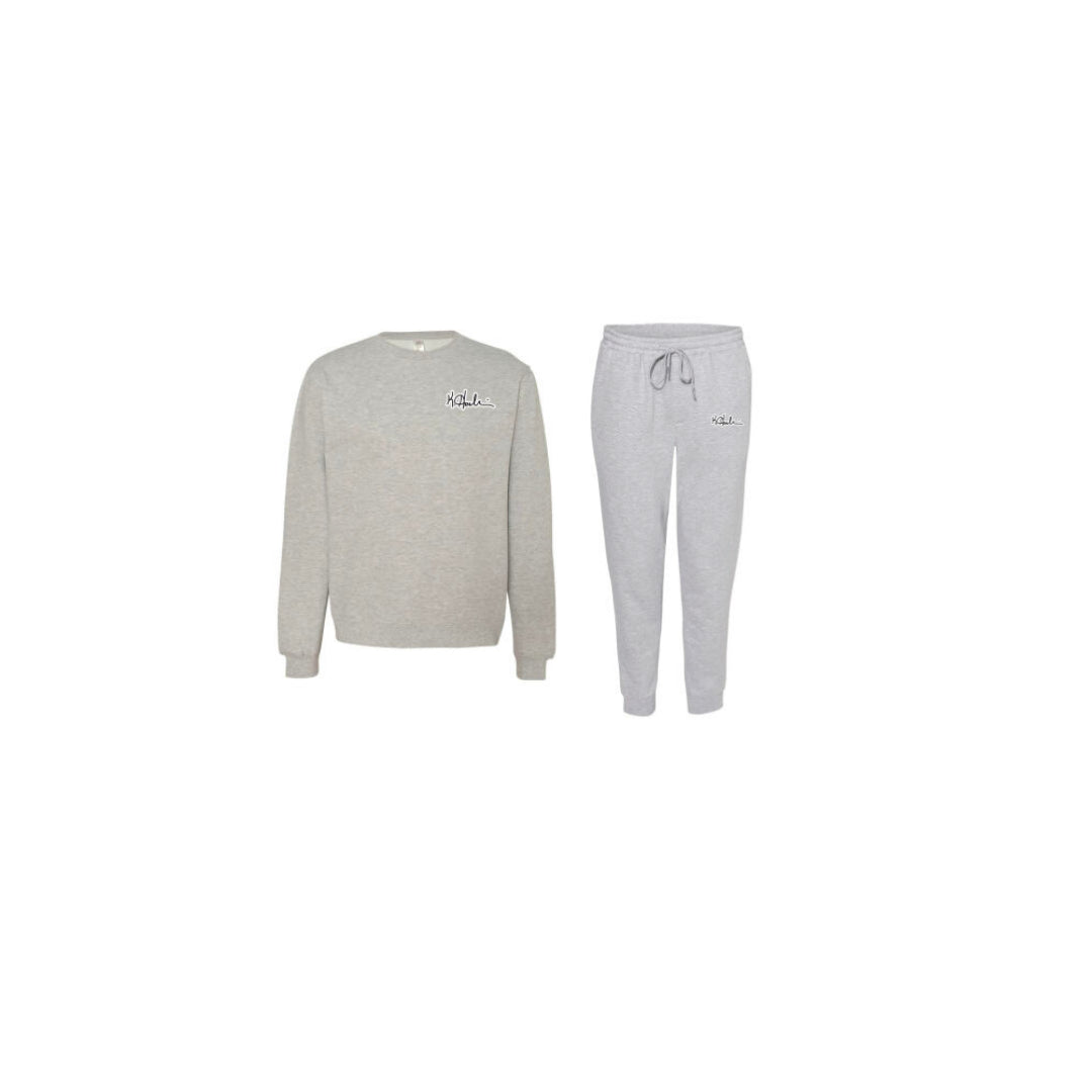 Grey "Signature Series" Travel SweatSuit(Sold In Set Only) K. Haskins